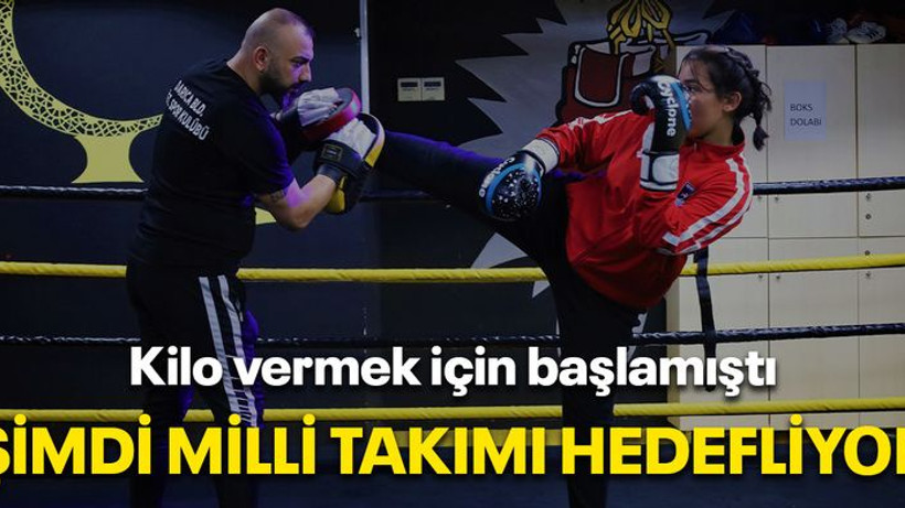 Kilo vermek için başlamıştı, şimdi milli takımı hedefliyor